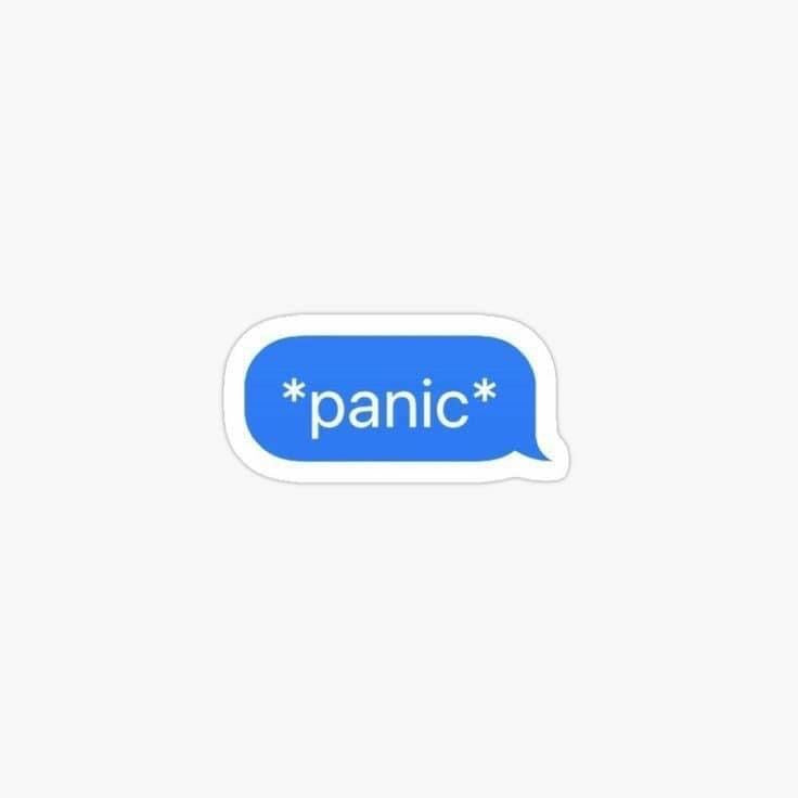 Panic Sticker