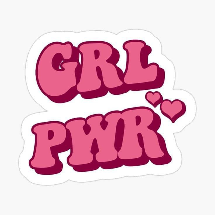 GRL PWR Sticker