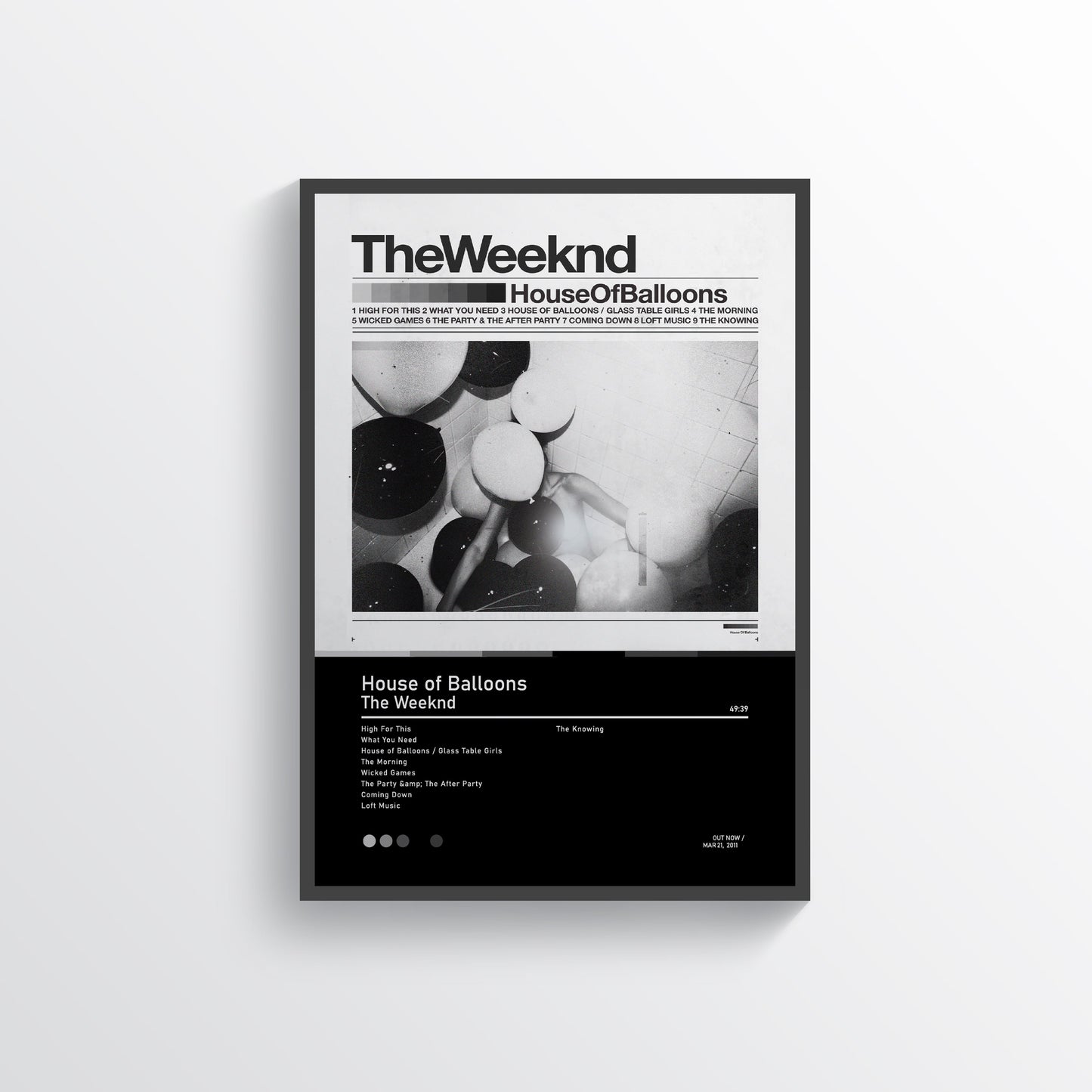 Weeknd Album Frame