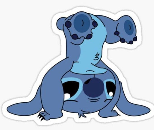 Upside Down Stitch Sticker