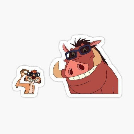 Timon & Pumba Sticker